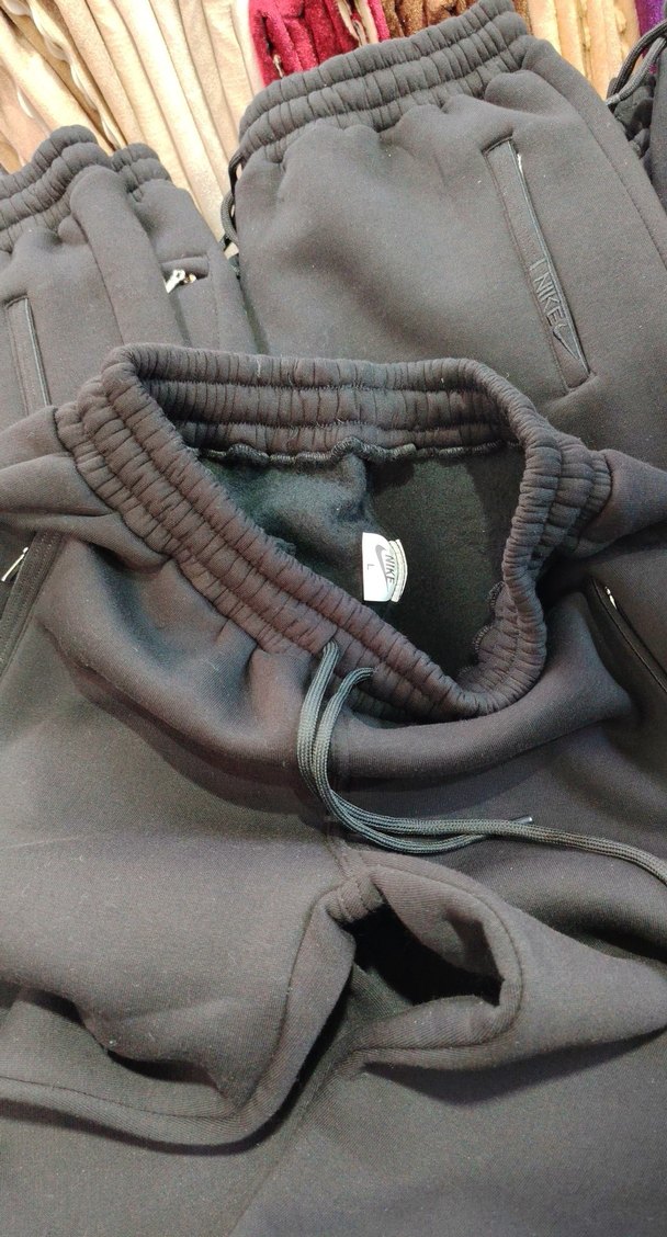 Fermuarlı Erkek siyah Eşofman Altı - Görsel 3