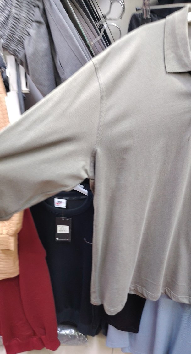 Bej Erkek Uzun Kollu Polo Tişört - Görsel 4