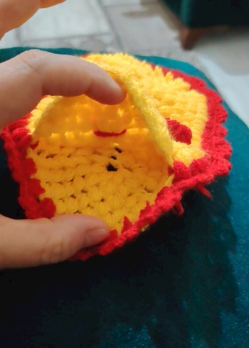 Renkli Örgü Banyo Süngeri - Görsel 5