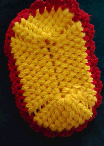 Renkli Örgü Banyo Süngeri - Görsel 3