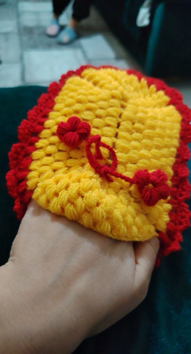 Renkli Örgü Banyo Süngeri - Görsel 4