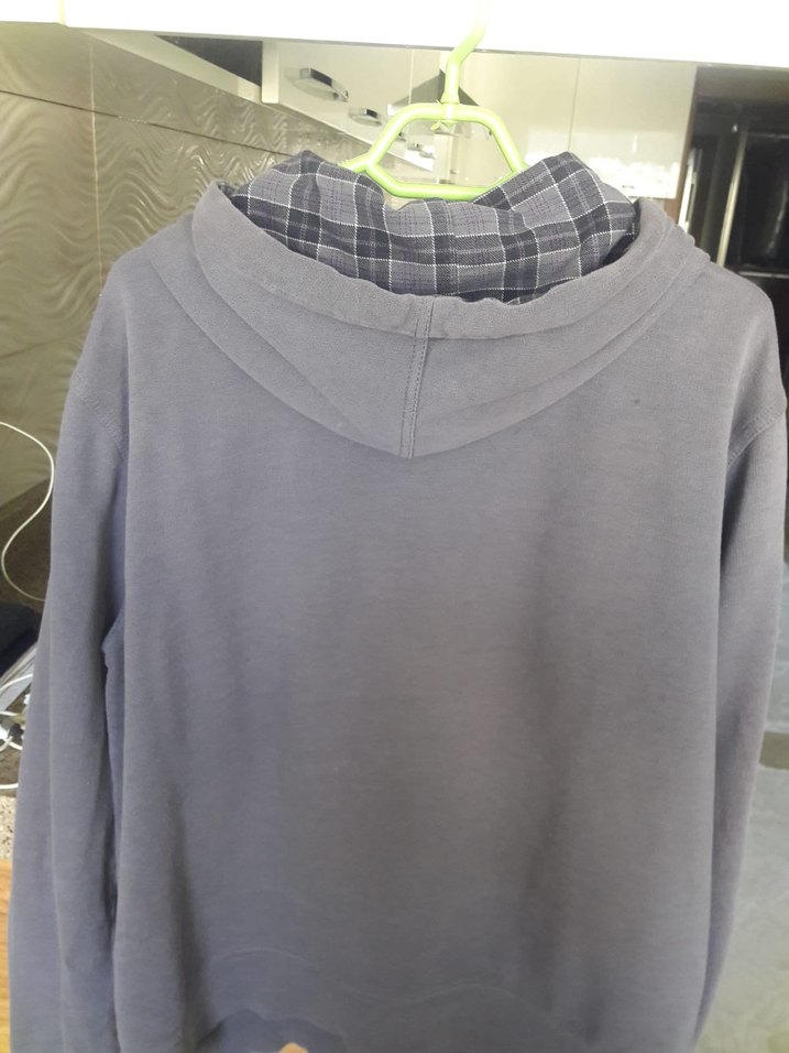 Gri Fermuarlı Erkek Polar Sweatshirt - Görsel 2