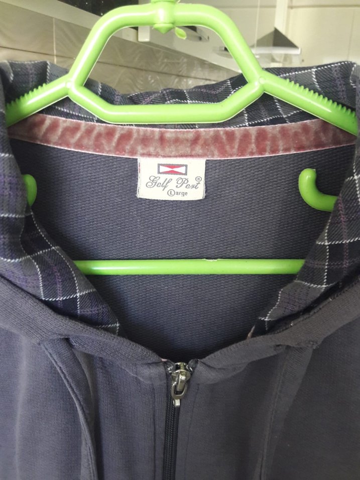 Gri Fermuarlı Erkek Polar Sweatshirt - Görsel 3