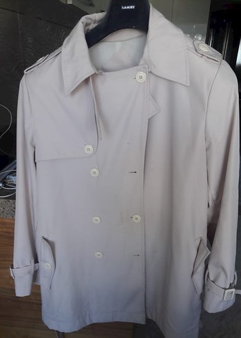 Bej Midi Kadın Trençkot - Görsel 3