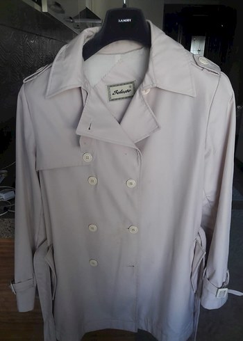 Bej Midi Kadın Trençkot - Görsel 2