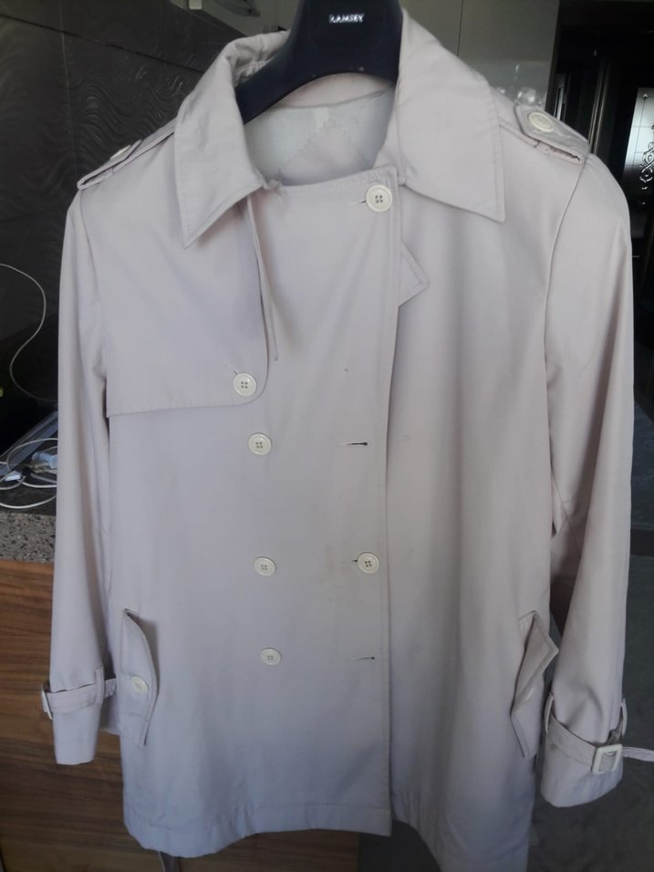 Bej Midi Kadın Trençkot - Görsel 3