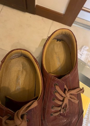 Kahverengi Deri Erkek Klasik Ayakkabı - Görsel 3