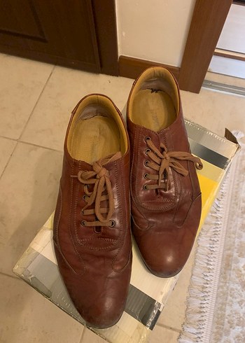Kahverengi Deri Erkek Klasik Ayakkabı - Görsel 2