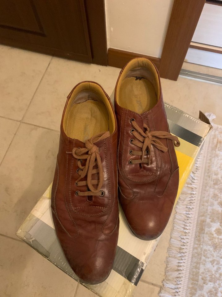 Kahverengi Deri Erkek Klasik Ayakkabı - Görsel 2