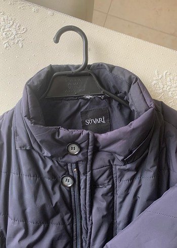 Düğmeli LACİVERT Erkek Midi Mont - Görsel 6