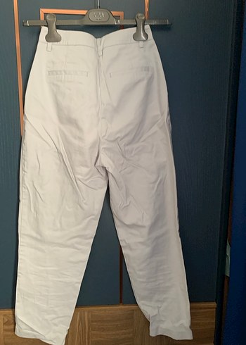 LC Waikiki Gri Midi Kumaş Kadın Pantolon