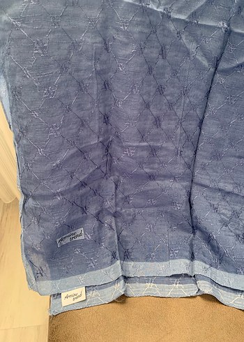  Beden Armine Mavi Denim Kadın Şal