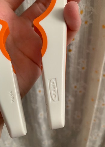 Ikea kavanoz kapağı açıcı 21 cm turuncu beyaz - Görsel 2