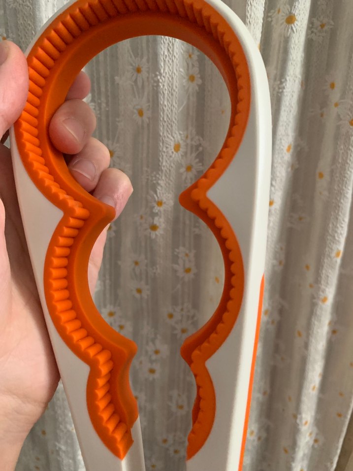 Ikea kavanoz kapağı açıcı 21 cm turuncu beyaz - Görsel 5