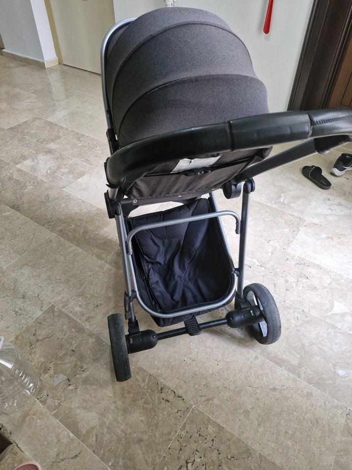 Siyah Bebek Arabası babycare colorado - Görsel 2