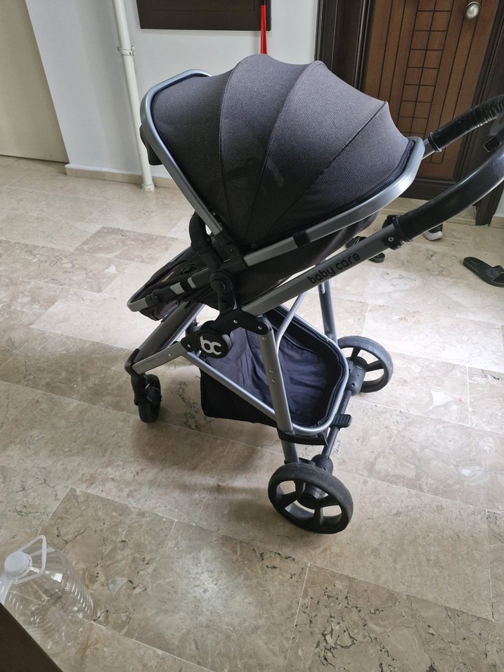 Siyah Bebek Arabası babycare colorado - Görsel 3