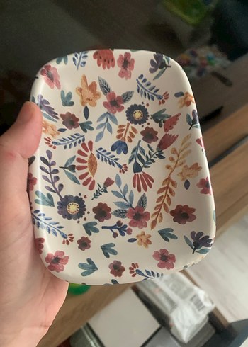 Çiçek Desenli Çok Renkli keramika kahvaltı takımı - Görsel 3