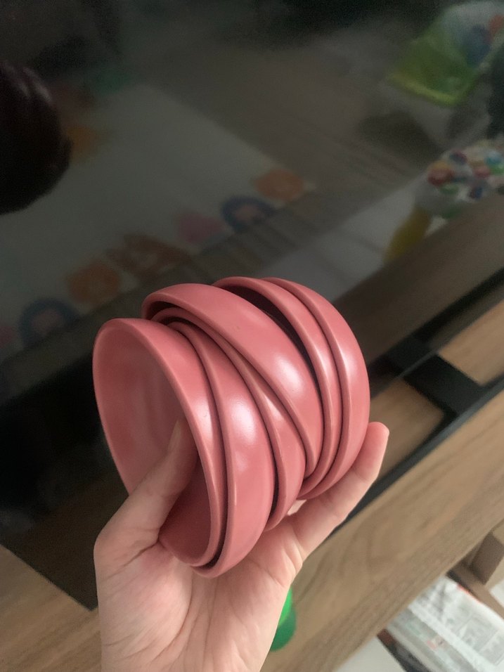 Çiçek Desenli Çok Renkli keramika kahvaltı takımı - Görsel 5