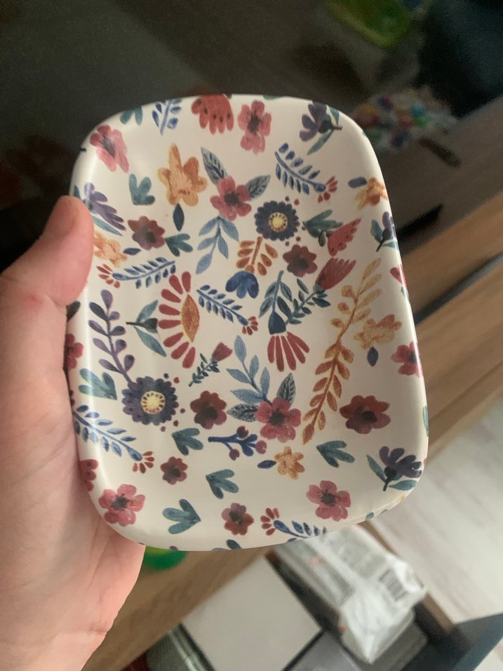 Çiçek Desenli Çok Renkli keramika kahvaltı takımı - Görsel 3