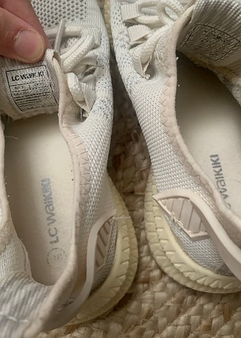 Beyaz Bağcıklı Kadın Spor Ayakkabı lcw - Görsel 11