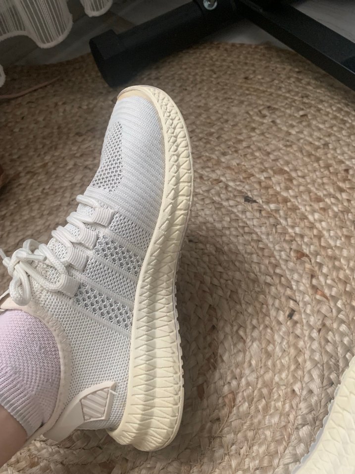 Beyaz Bağcıklı Kadın Spor Ayakkabı lcw - Görsel 5