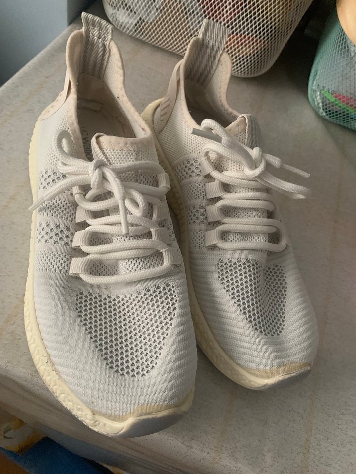 Beyaz Bağcıklı Kadın Spor Ayakkabı lcw - Görsel 2