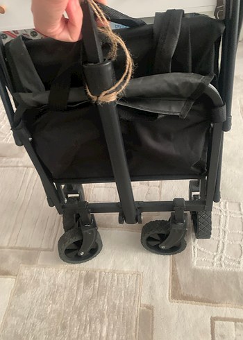 Siyah Katlanabilir Bebek Arabası - Görsel 9