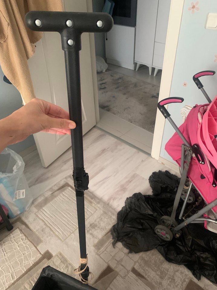 Siyah Katlanabilir Bebek Arabası - Görsel 3