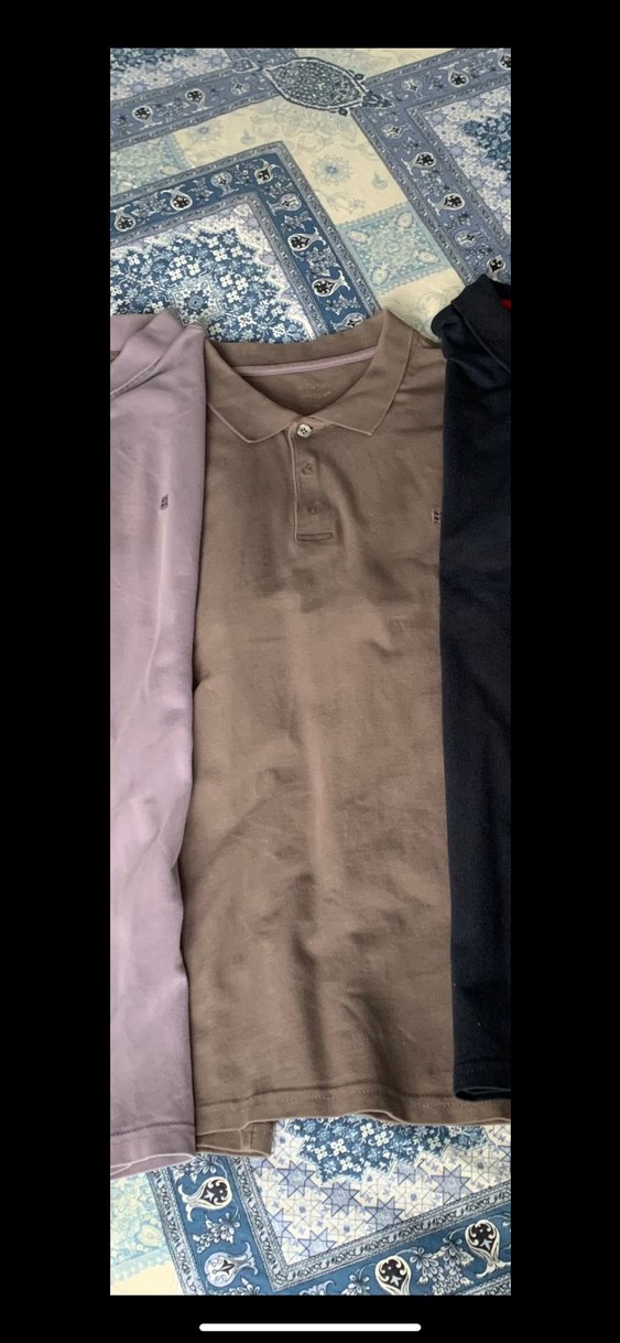 HEPSİ (6 adet) Pamuklu Düğmeli Erkek Polo Tişört - Görsel 2