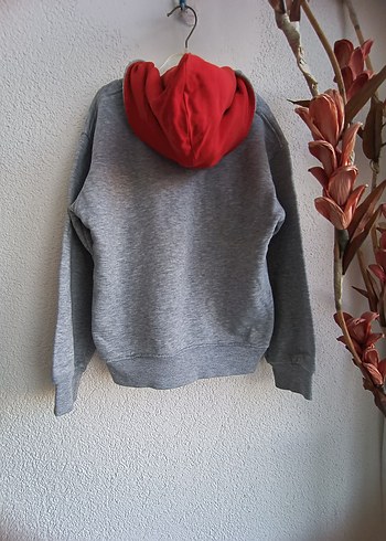 Diğer Gri Kapüşonlu Erkek Çocuk Sweatshirt