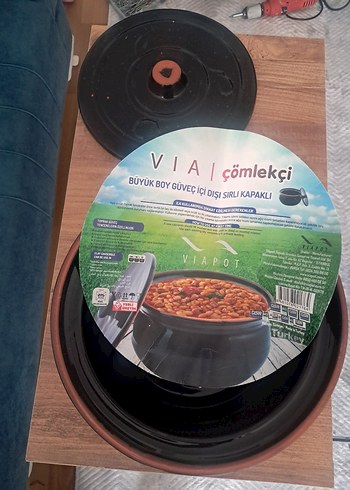 VIA Büyük Kahverengi Güveç Tencere