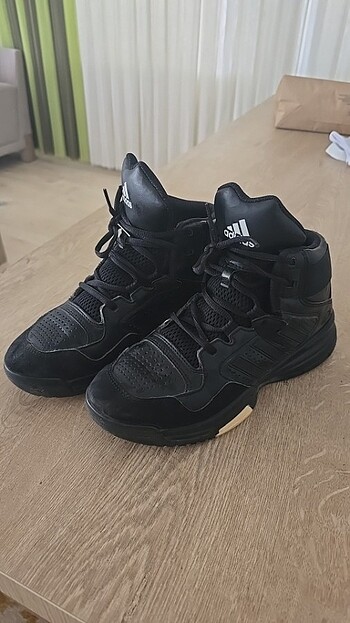 38,5 Beden siyah Renk Adidas boğazlı spor ayakkabı