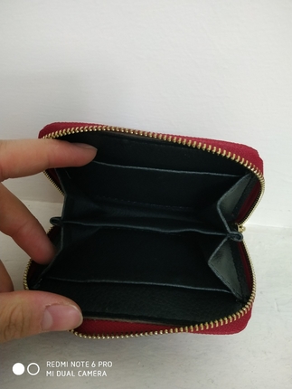 universal Beden kırmızı mini cüzdan 