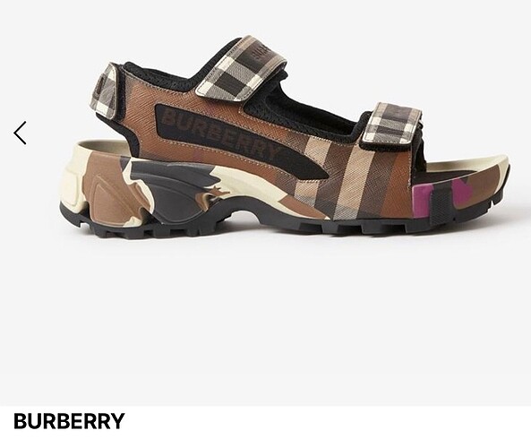burberry sandalet