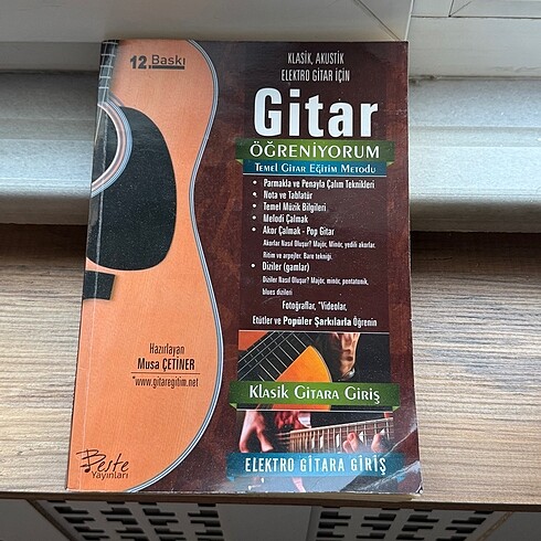 Gitar eğitim kitabı