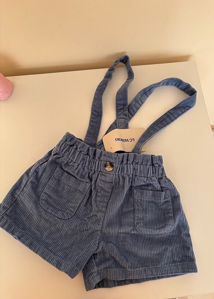 Lc Waikiki çocuk askılı şort - Görsel 3