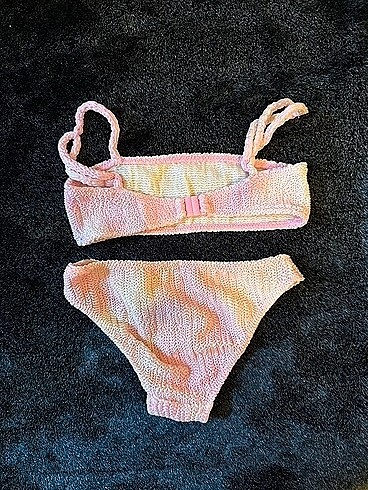 24-36 Ay Beden pembe Renk Çocuk bikini