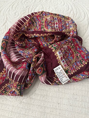 Vintage ipek şal