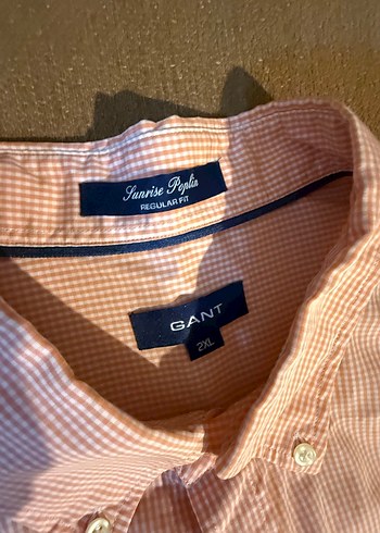 Gant Turuncu Pikeli Regular Fit Gomlek
