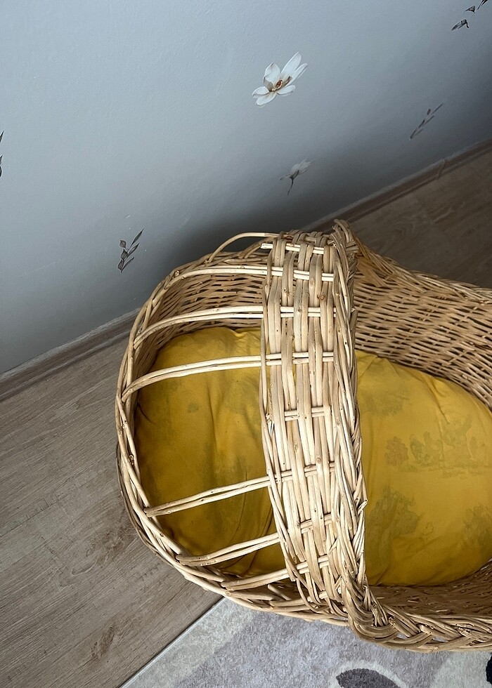Hasır sepet beşik - Görsel 3