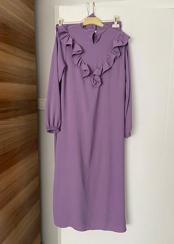 Mor Uzun Kollu Kadın Pijama Takımı - Görsel 4