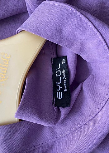 Mor Uzun Kollu Kadın Pijama Takımı - Görsel 3