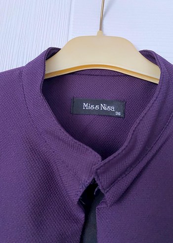 Uzun Mor Pileli Kadın Takım - Görsel 2