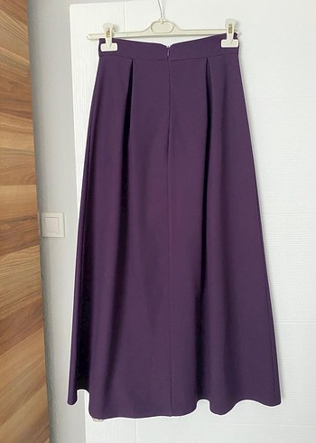 Uzun Mor Pileli Kadın Takım - Görsel 3