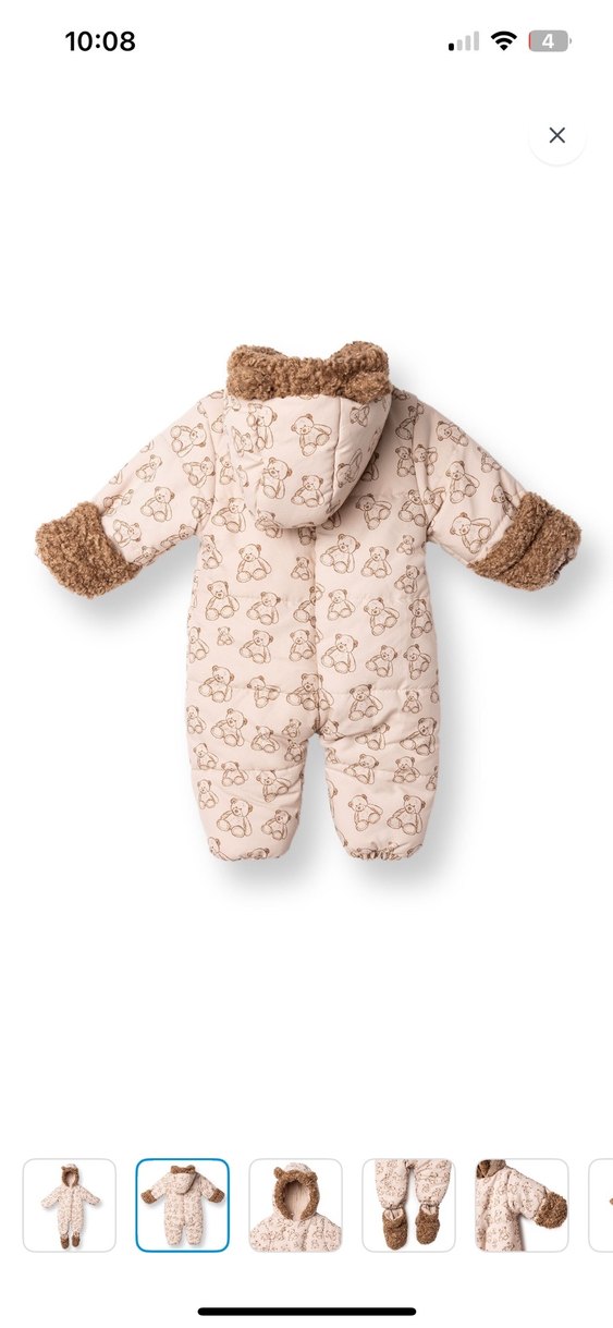 Kürklü Kapüşonlu astronot tulum - Görsel 2