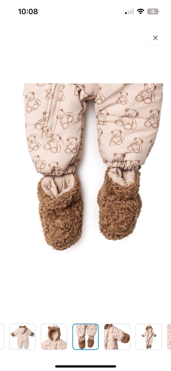 Kürklü Kapüşonlu astronot tulum - Görsel 4