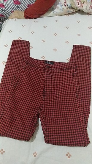 Kareli ekose Bershka jean