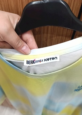 XL beden Erkek Pastel Renkli Tie-Dye Tişört - Görsel 3