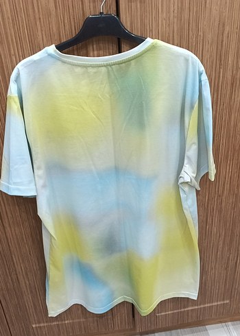 XL beden Erkek Pastel Renkli Tie-Dye Tişört - Görsel 2