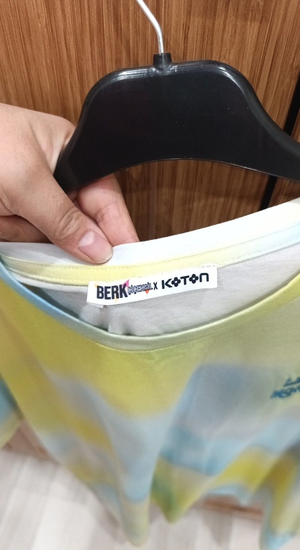 XL beden Erkek Pastel Renkli Tie-Dye Tişört - Görsel 3